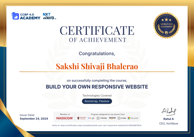 Sakshi Bhalerao - Aspiring Software Engineer | MERN Stack Developer ...
